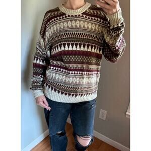 Not For Sale-  Vintage throwback pullover Ski Sweater by Northwest Territory XL
